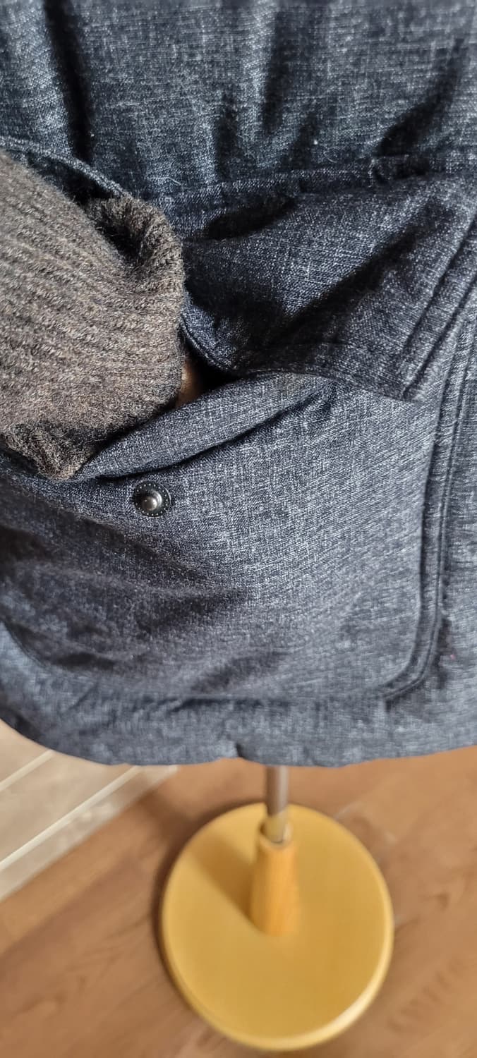 (남성100사이즈)아디다스 더플 다운 패딩 그레이(오리100) 상품이미지4