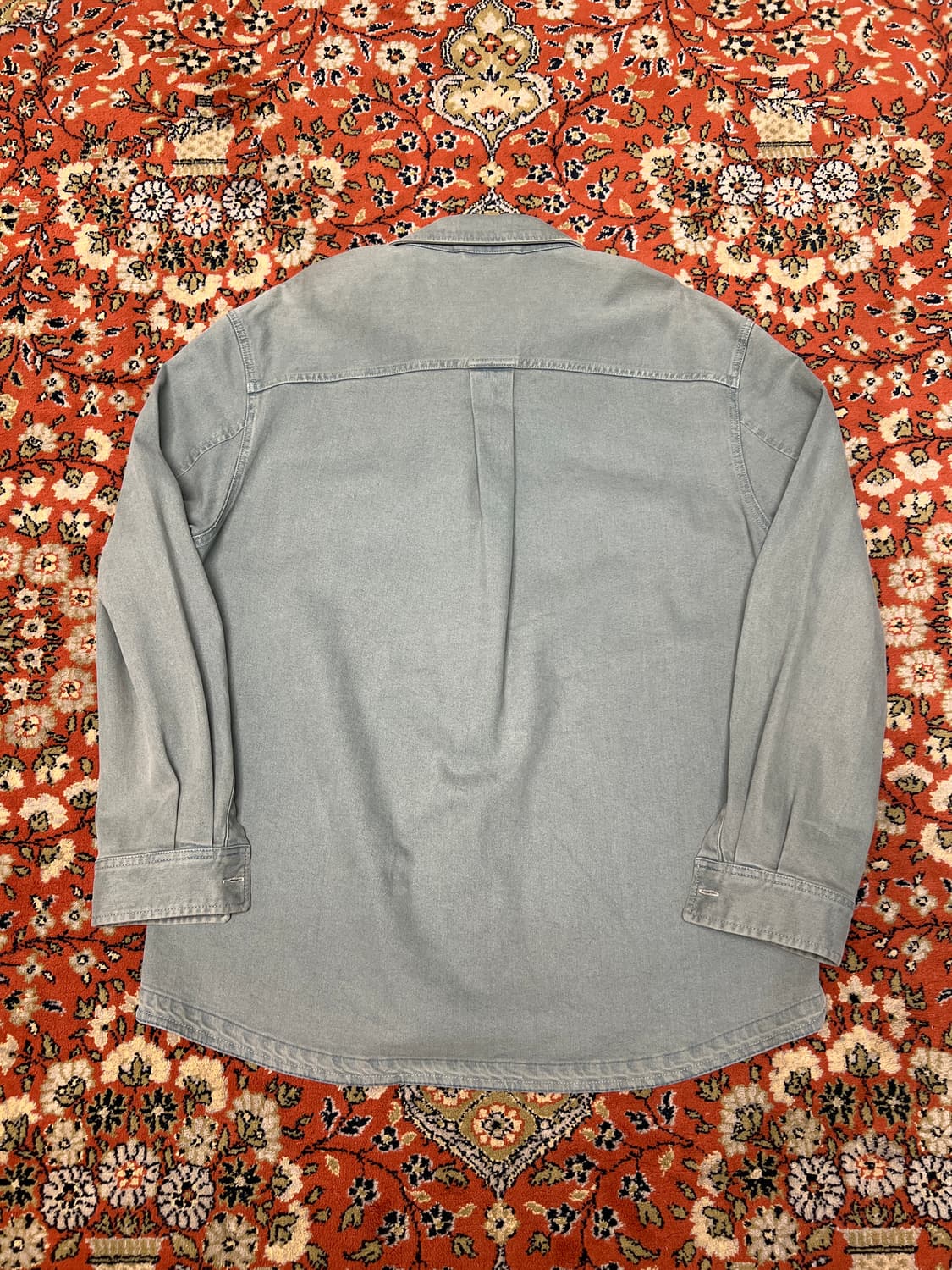 [1XL] 타임 그린 데님 셔츠자켓 상품이미지5