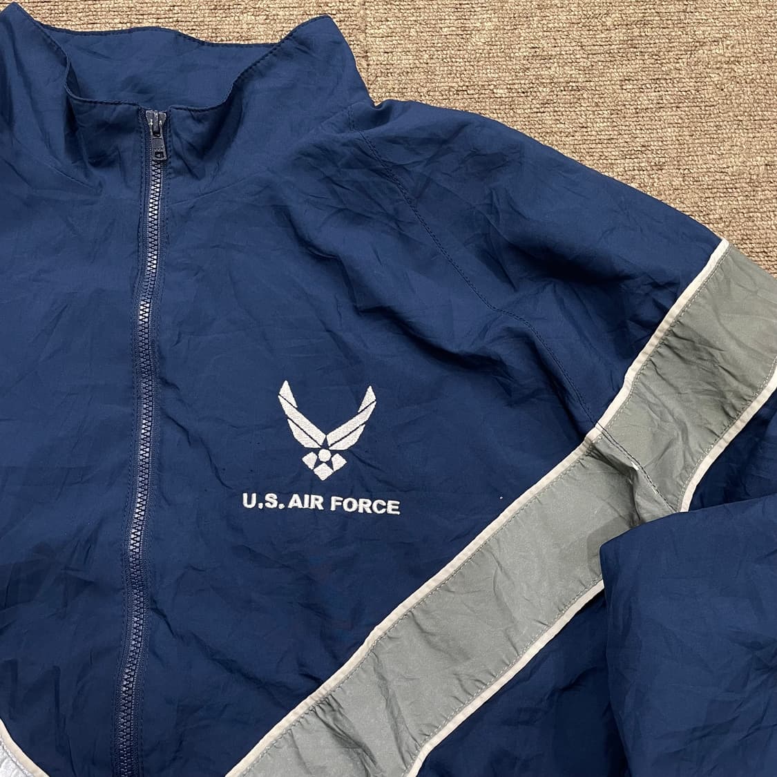 (M) 오리지널 US IPFU 미공군 바람막이 자켓 상품이미지3