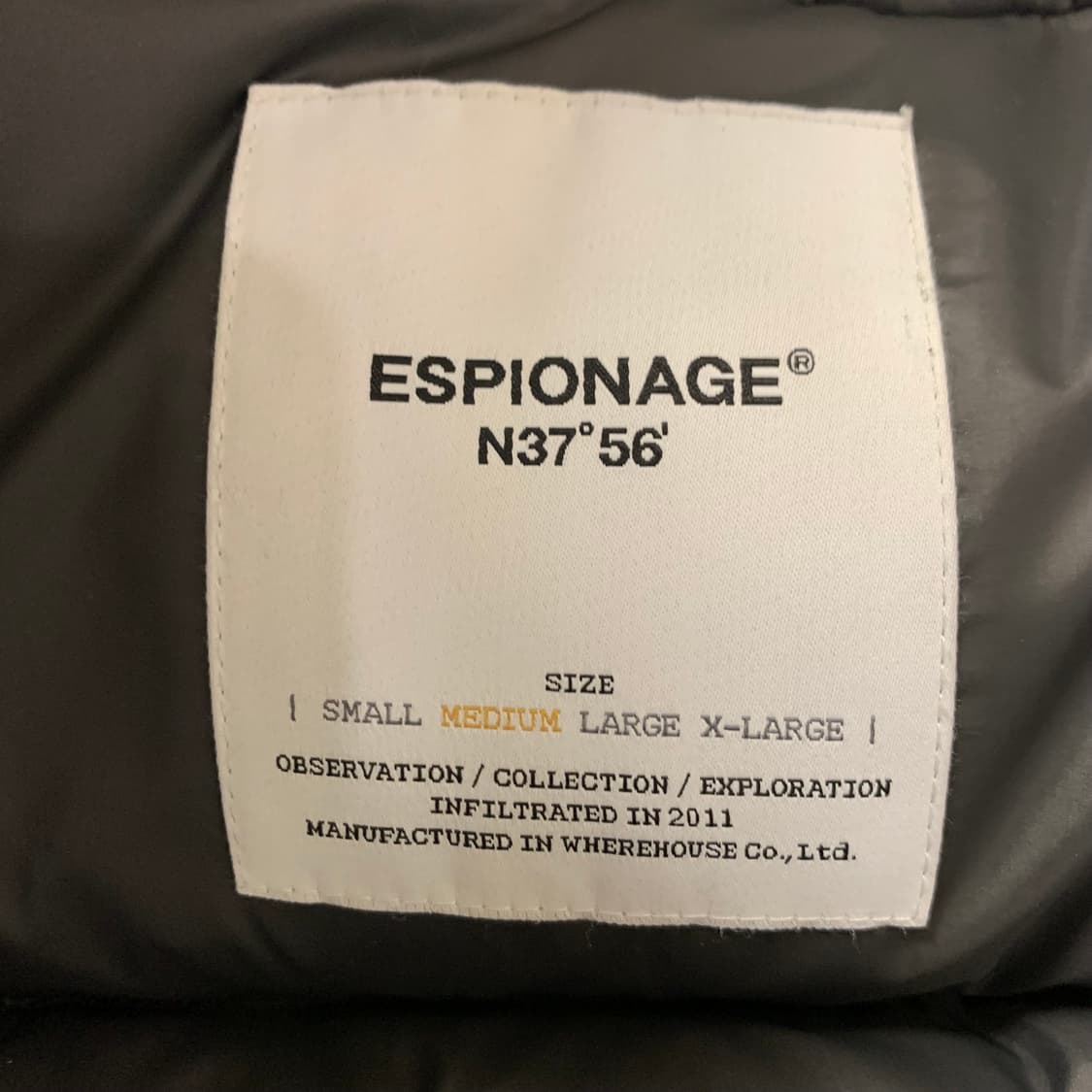 에스피오나지 패딩 M 상품이미지7