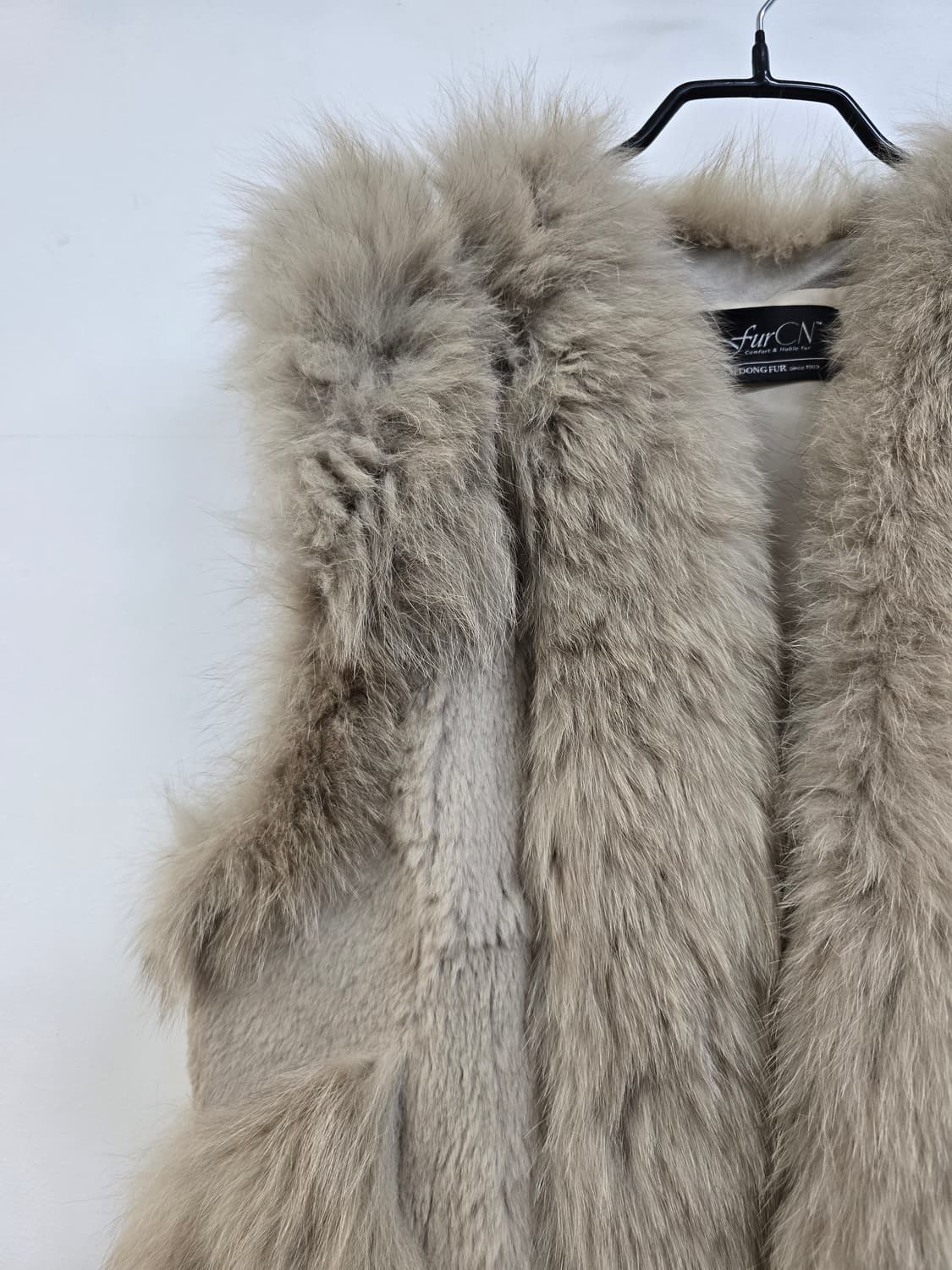 대동모피 고급진 천연 폭스퍼 베스트 상품이미지4