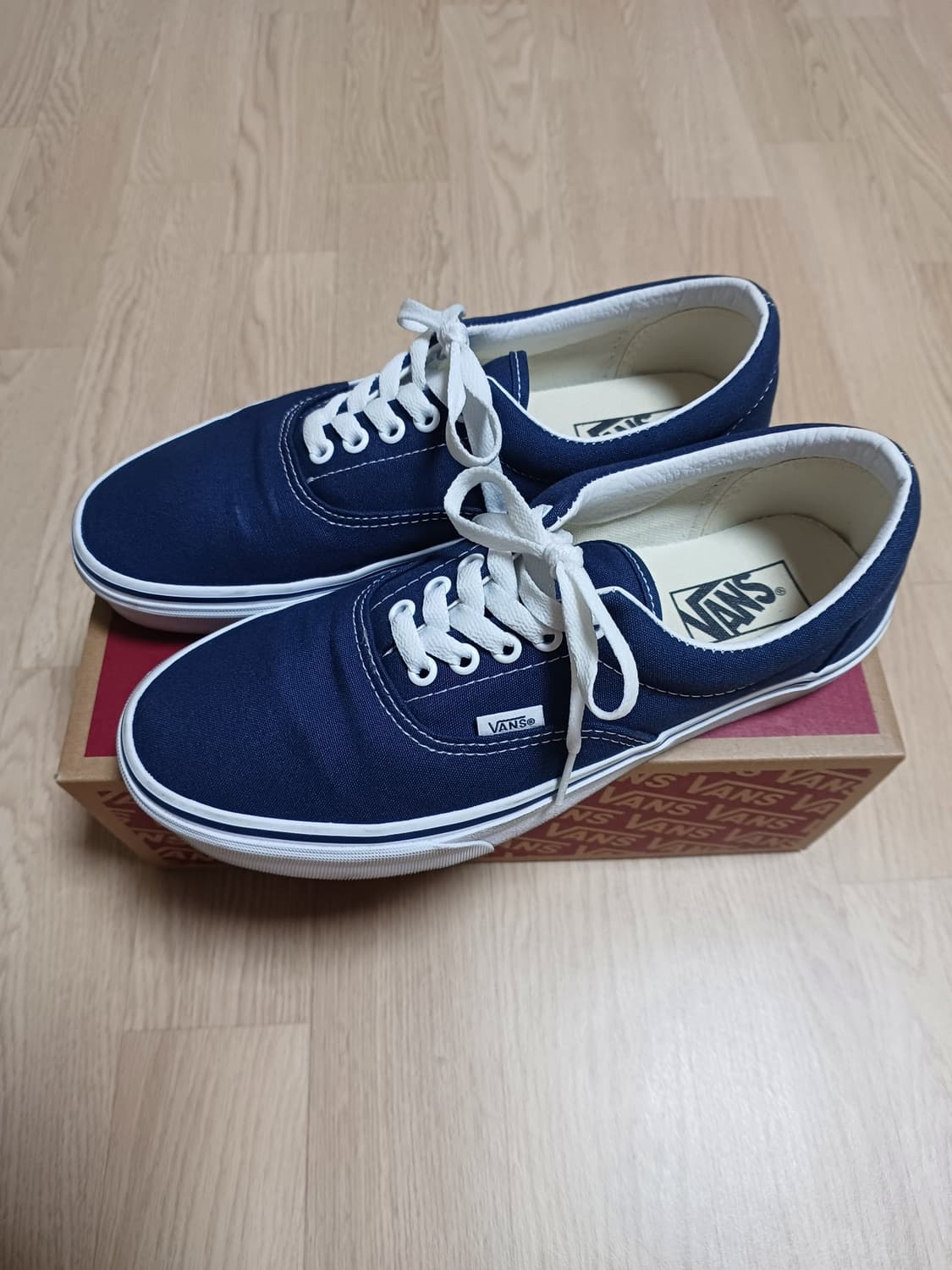 반스 에라 270 네이비 스니커즈 신발 어센틱 Vans 캔버스 상품이미지1