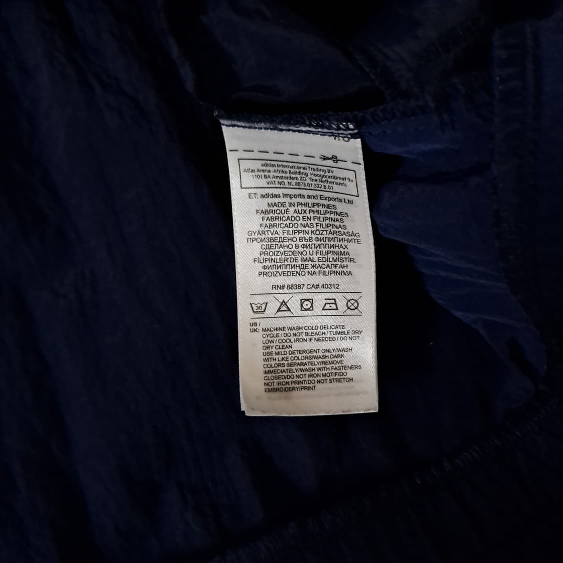 (택포) 아디다스 넉살 바람막이 라이트웨이트 자켓 XL B568 상품이미지9