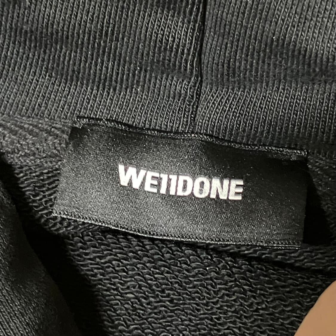 WE11DONE 미러 후드 상품이미지3