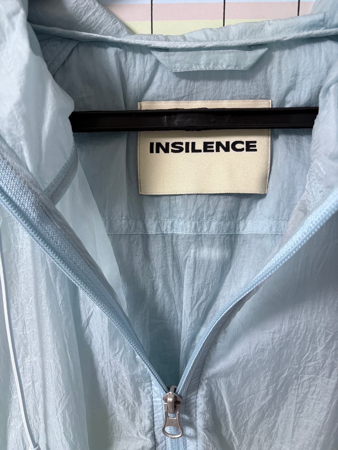 인사일런스 나일론 라이트 윈드브레이커 경량 바람막이 M 상품이미지3