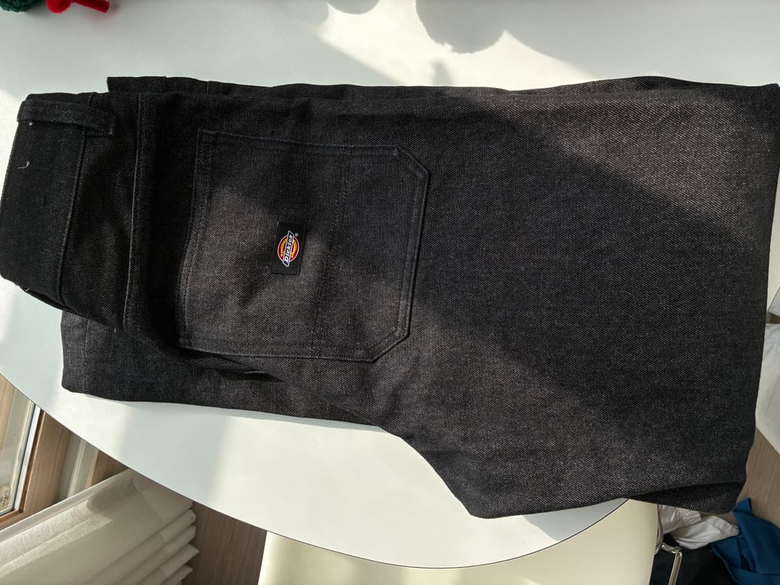 디키즈 리지드 와이드 데님 블랙 M 상품이미지1