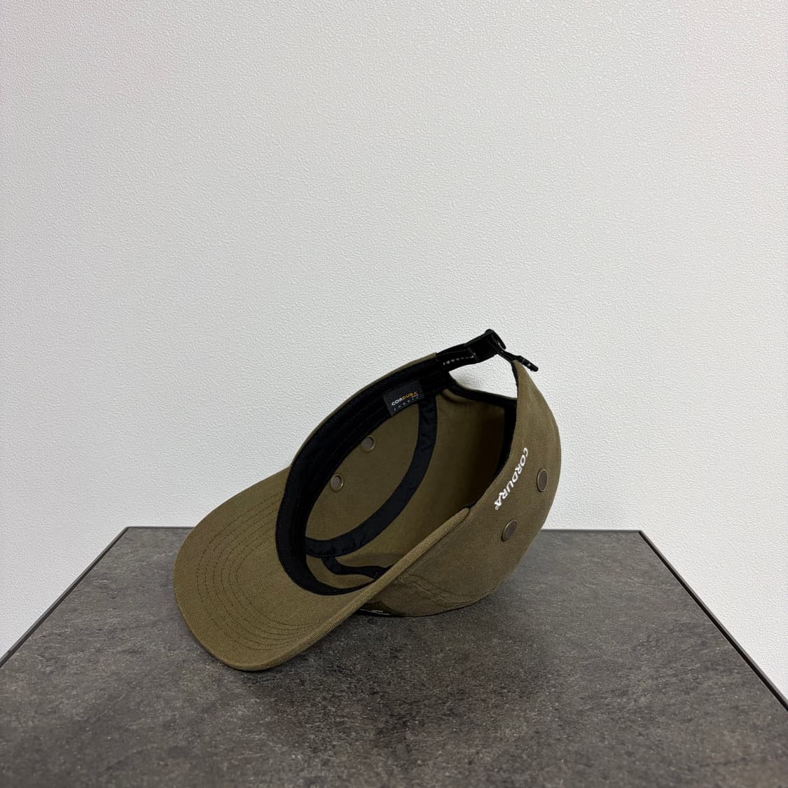 (OS) 슈프림 박스로고 캠프캡 모자 코듀라 올리브 카키 상품이미지6