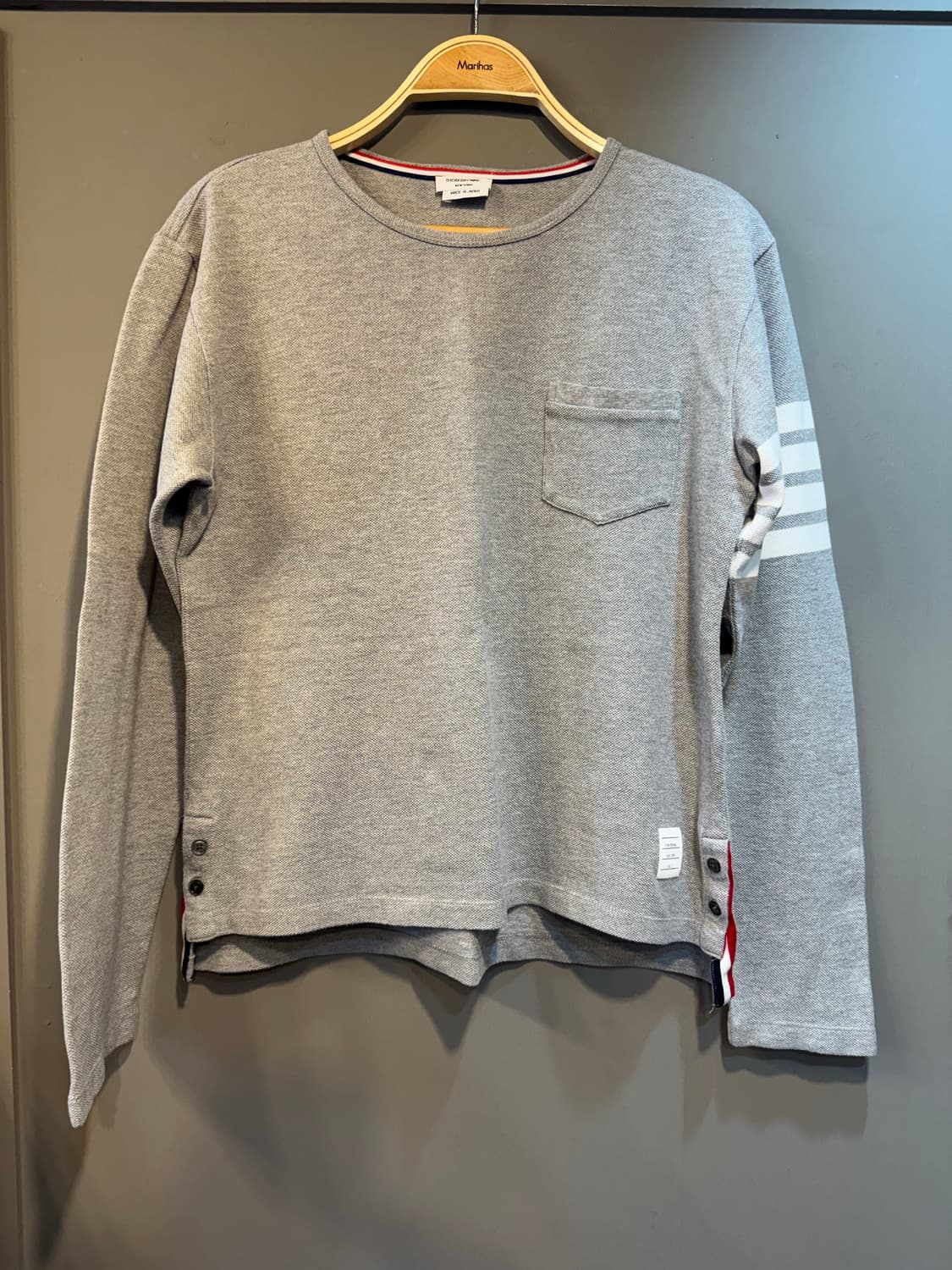 톰브라운 와플 티셔츠 상품이미지1