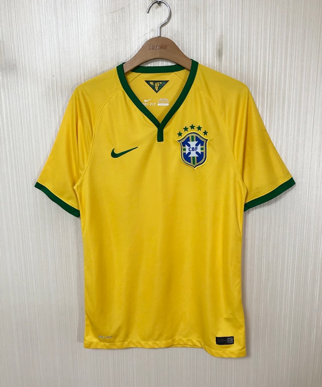 나이키 14-15 브라질축구국대 홈유니폼/져지 S(해외) 상품이미지1