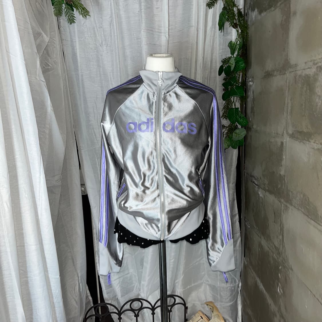 펑크 아디다스 실버집업 상품이미지2