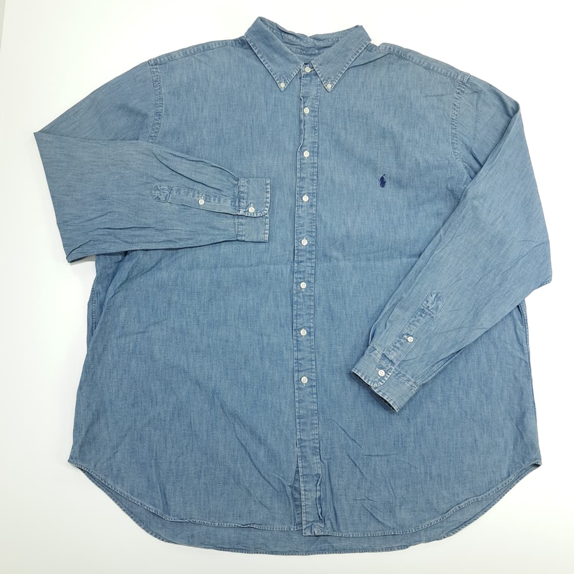 CN689 3XLT 폴로 랄프로렌 라이트데님 긴팔 셔츠 남방 상품이미지2