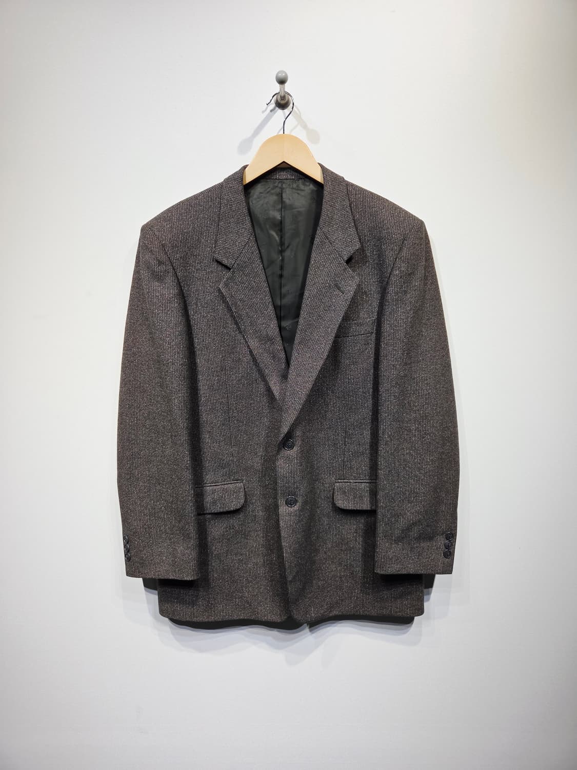 피에르 발망(PIERRE BALMAIN) 실크 혼방 울 블레이저 자켓 상품이미지2