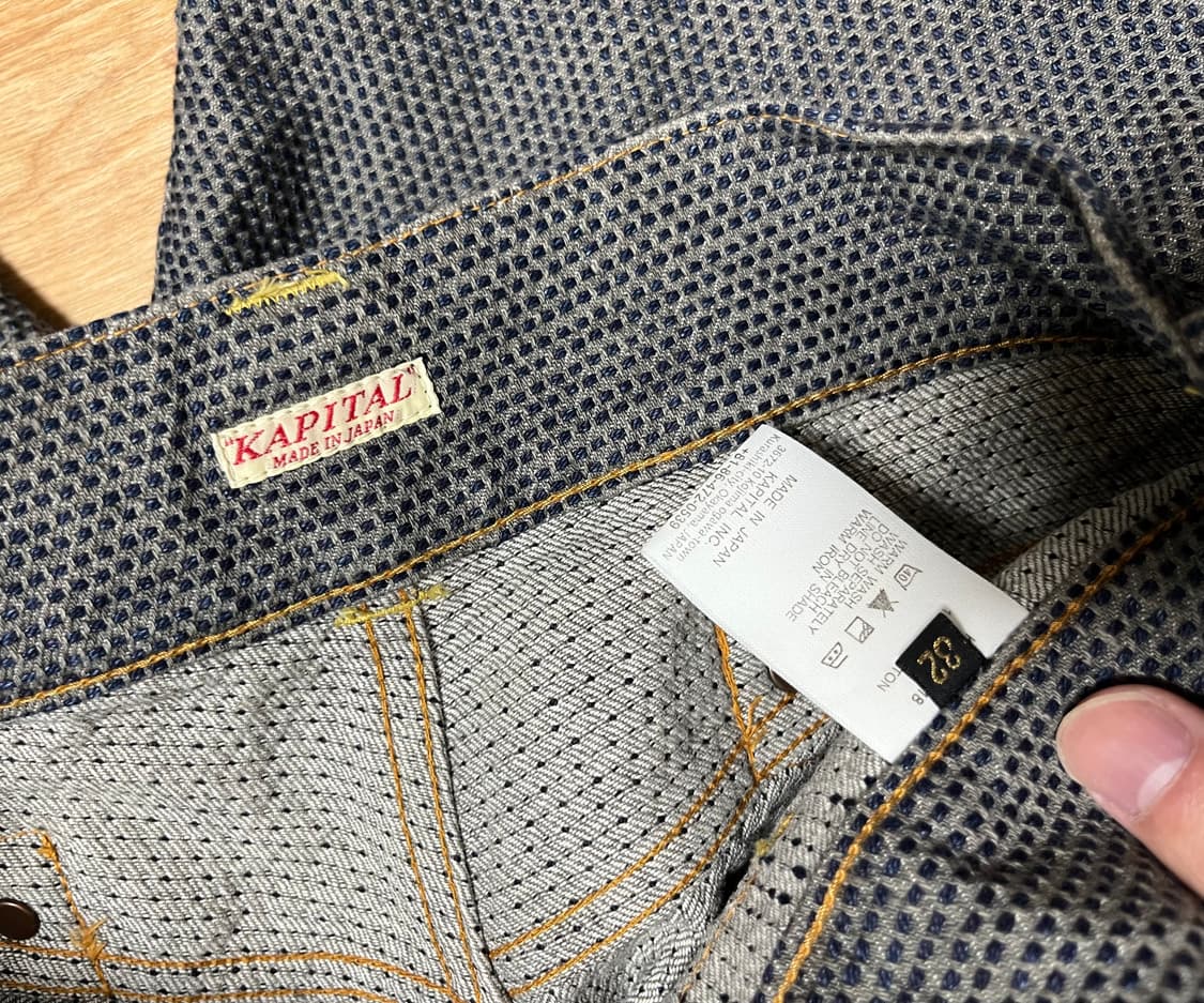 캐피탈 넘버7 팬츠 32 상품이미지3