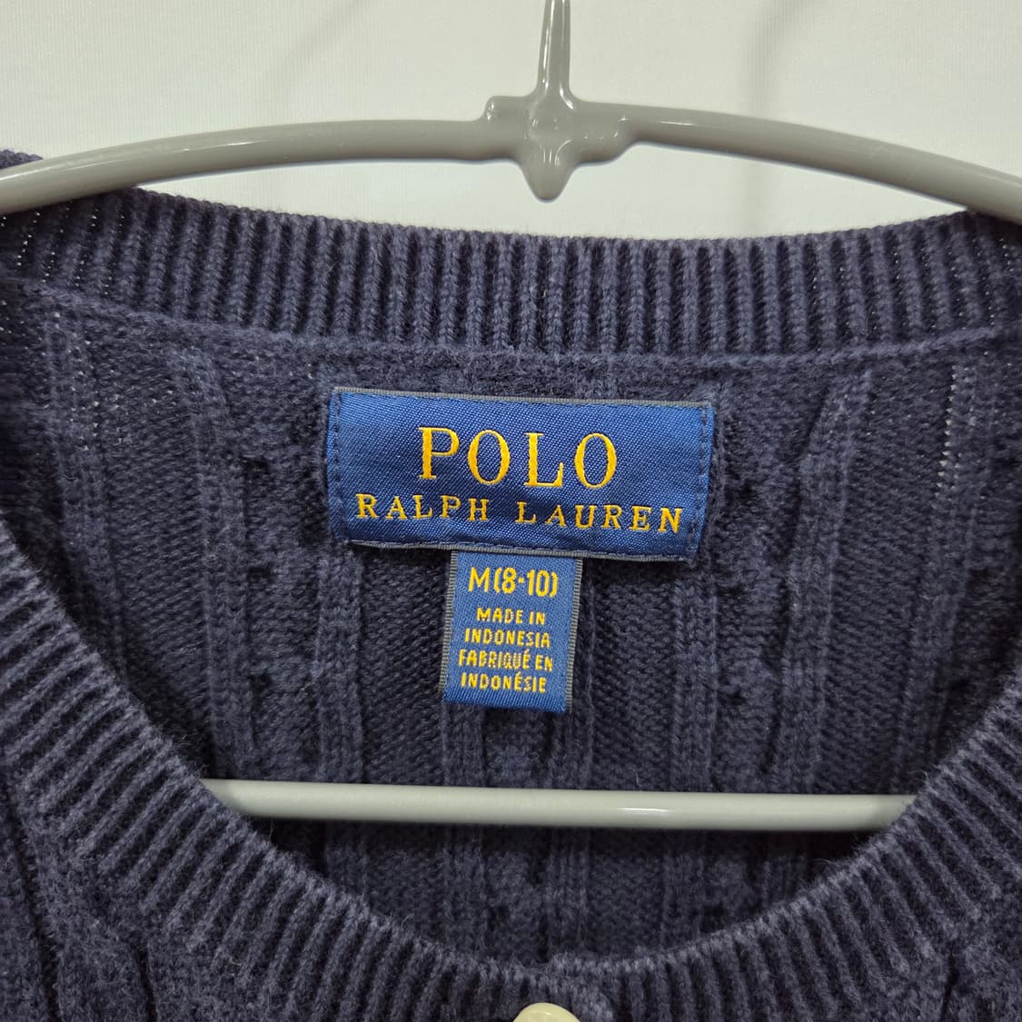 폴로랄프로렌 키즈 케이블 니트 가디건 M(8-10) 상품이미지3