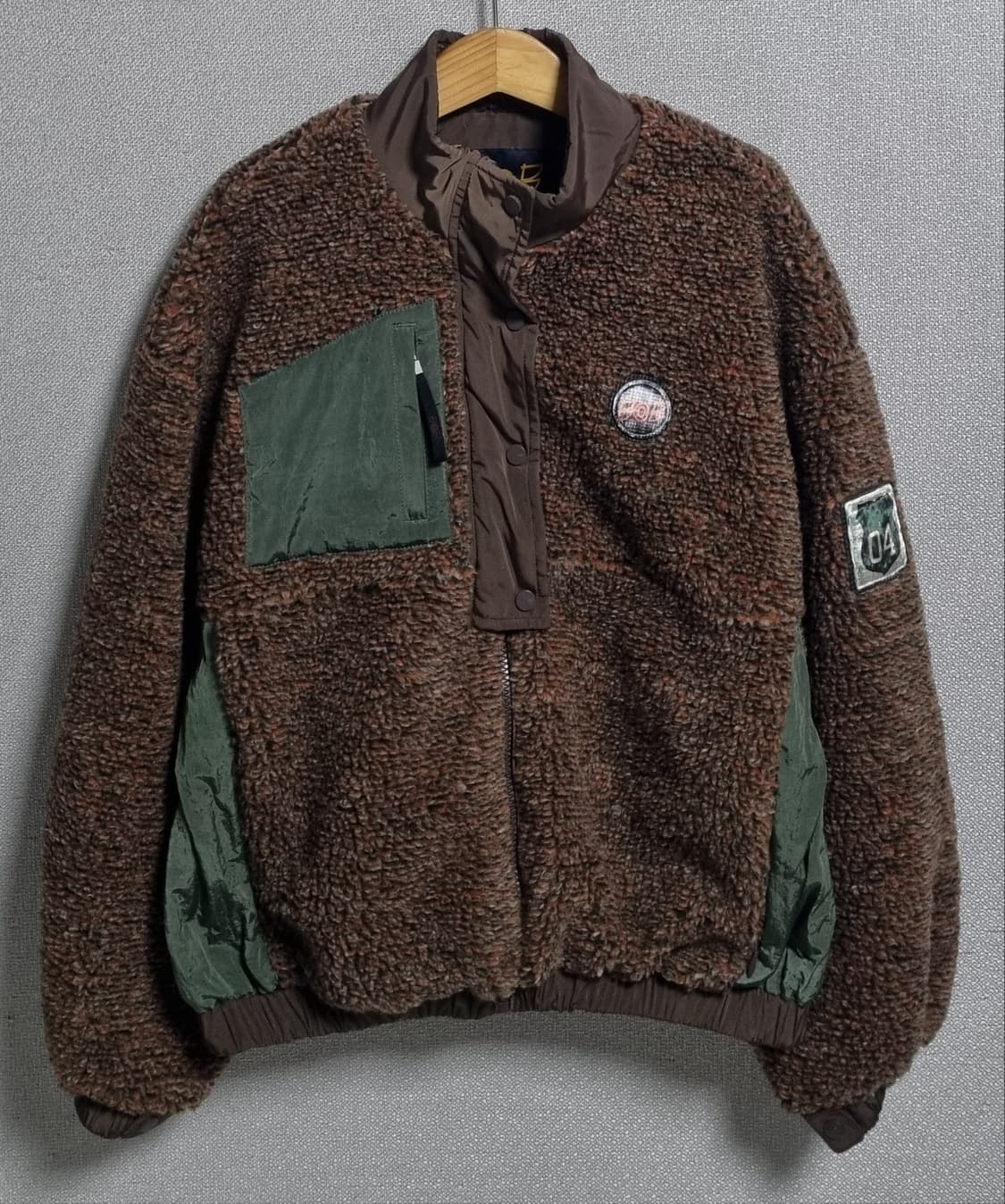 S ) BOB 브라운 멀티컬러 후리스 플리스 상품이미지1