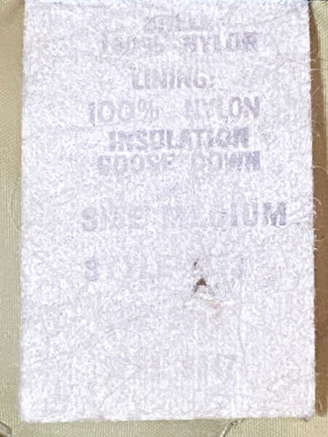 에디바우어 빈티지 80s 퀼팅 구스다운 브이넥 풀오버 M 상품이미지6