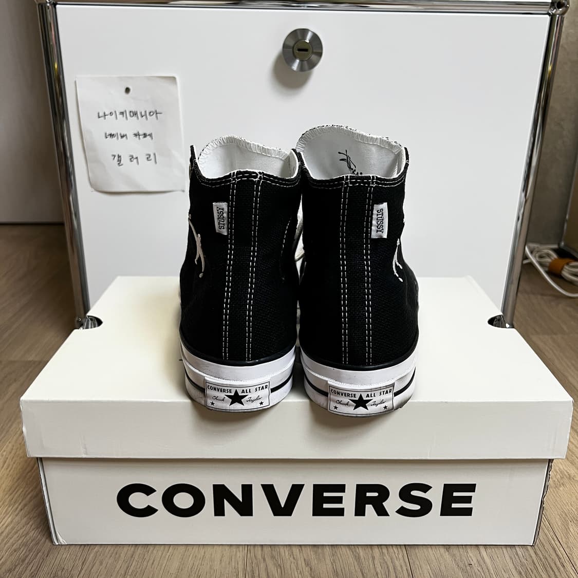 [270] 컨버스 × 스투시 척 70 하이 블랙 상품이미지6