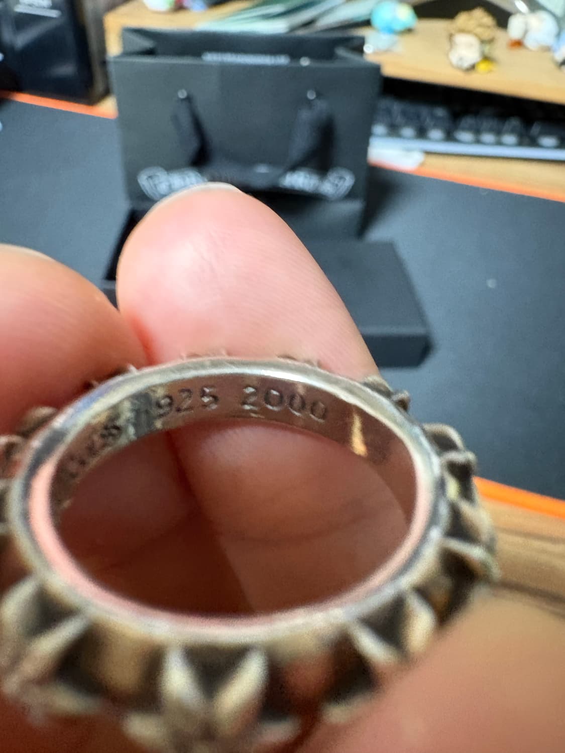 크롬하트 스타밴드 링 19호 상품이미지4