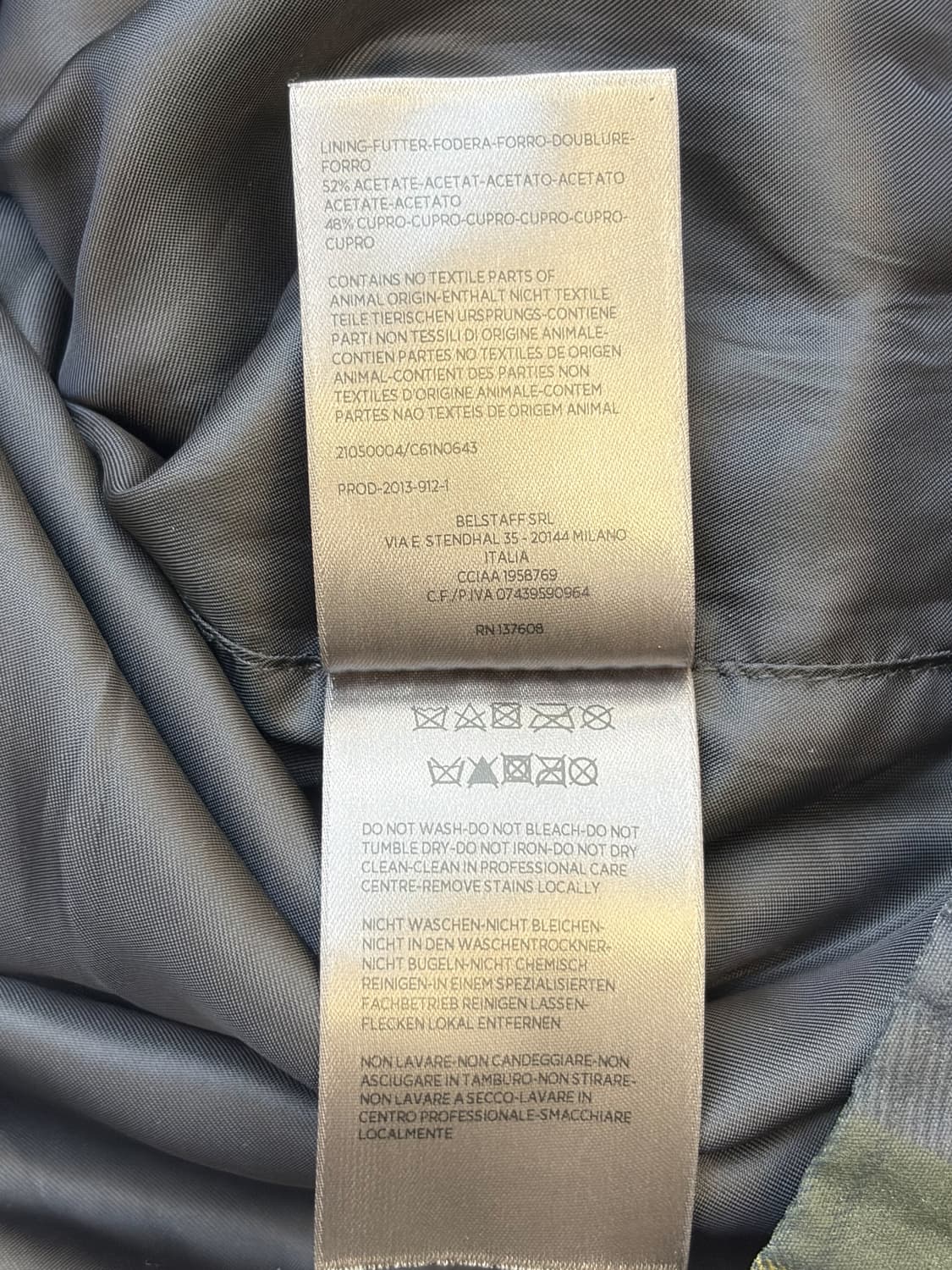 GSR 바이 벨스타프 블랙와치 왁스드 모터 자켓 상품이미지7