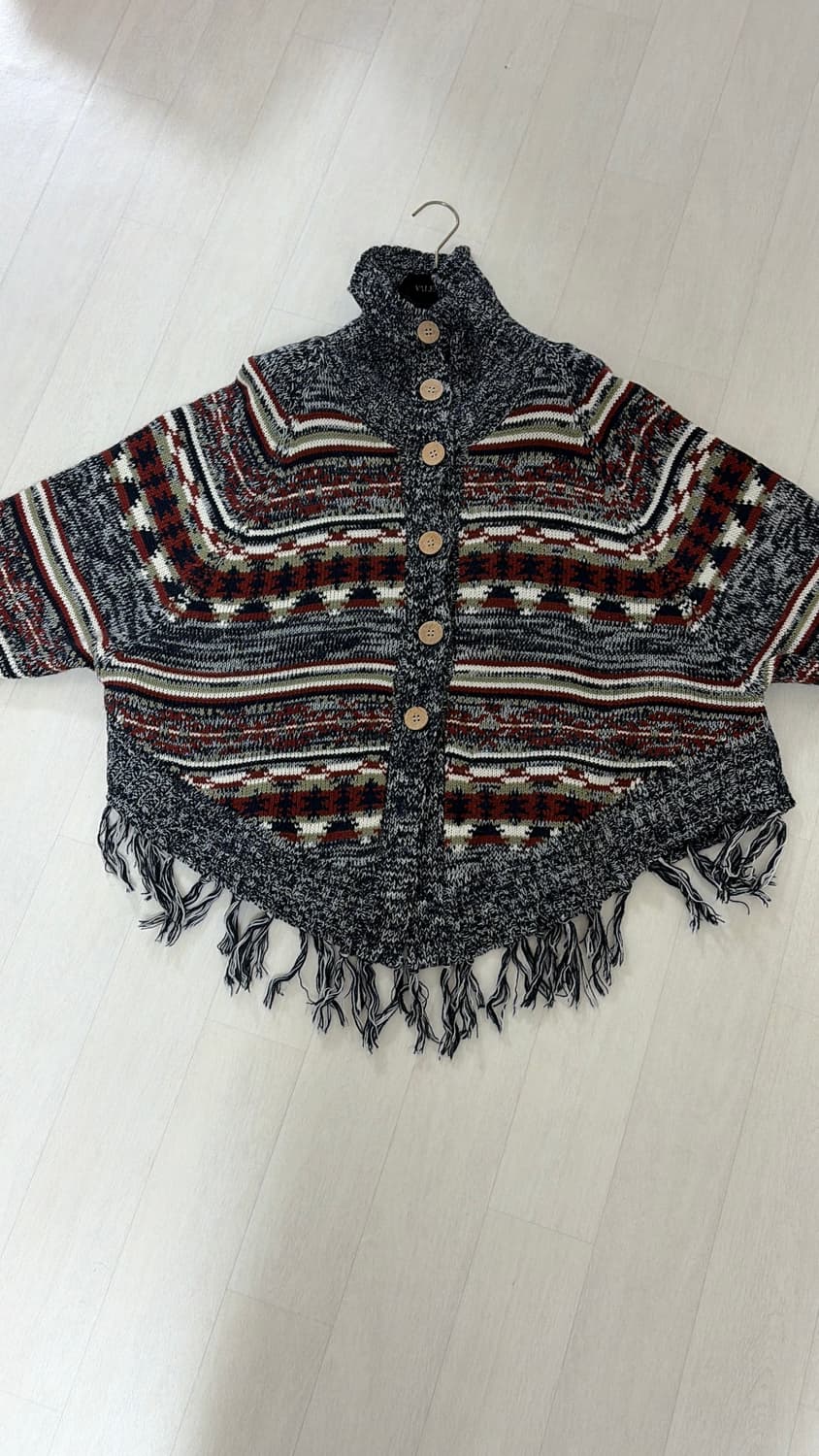 빔즈 판쵸 가디건 프리사이즈 정품  상품이미지2