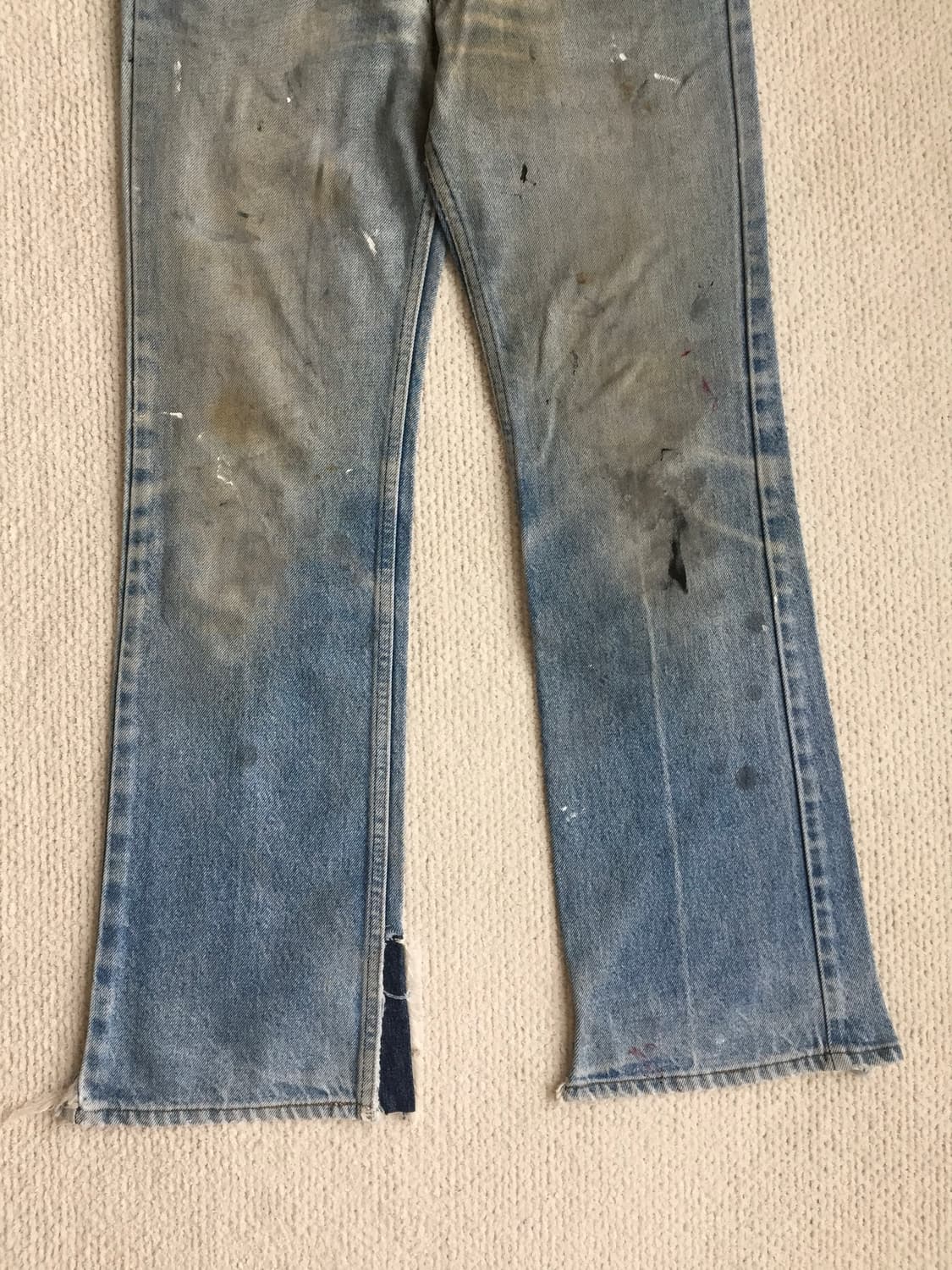 80‘s levis 리바이스 517 부츠컷 데님 굿에이징 상품이미지3
