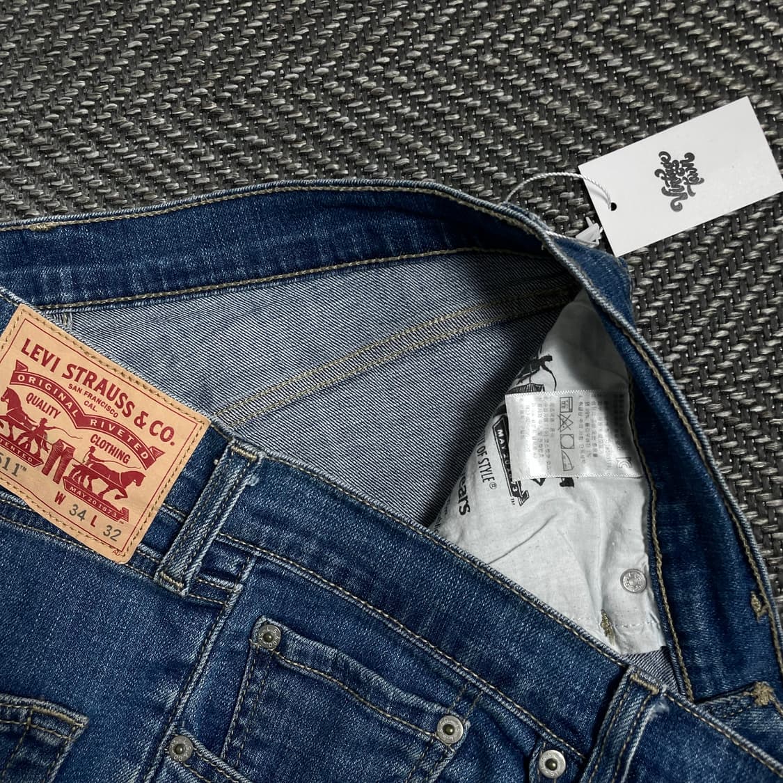 리바이스 511 스트레이트 핏 데님 팬츠o 4014 상품이미지5