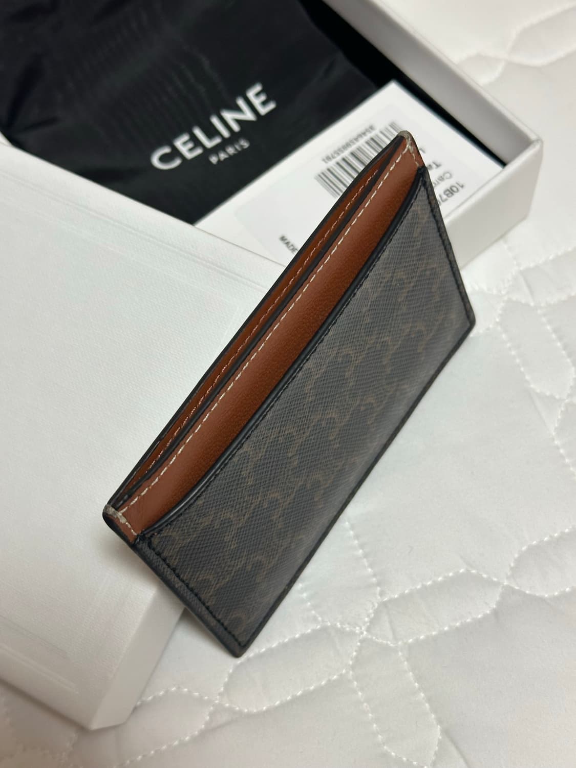셀린느 트리옹프 캔버스 카드지갑 상품이미지3