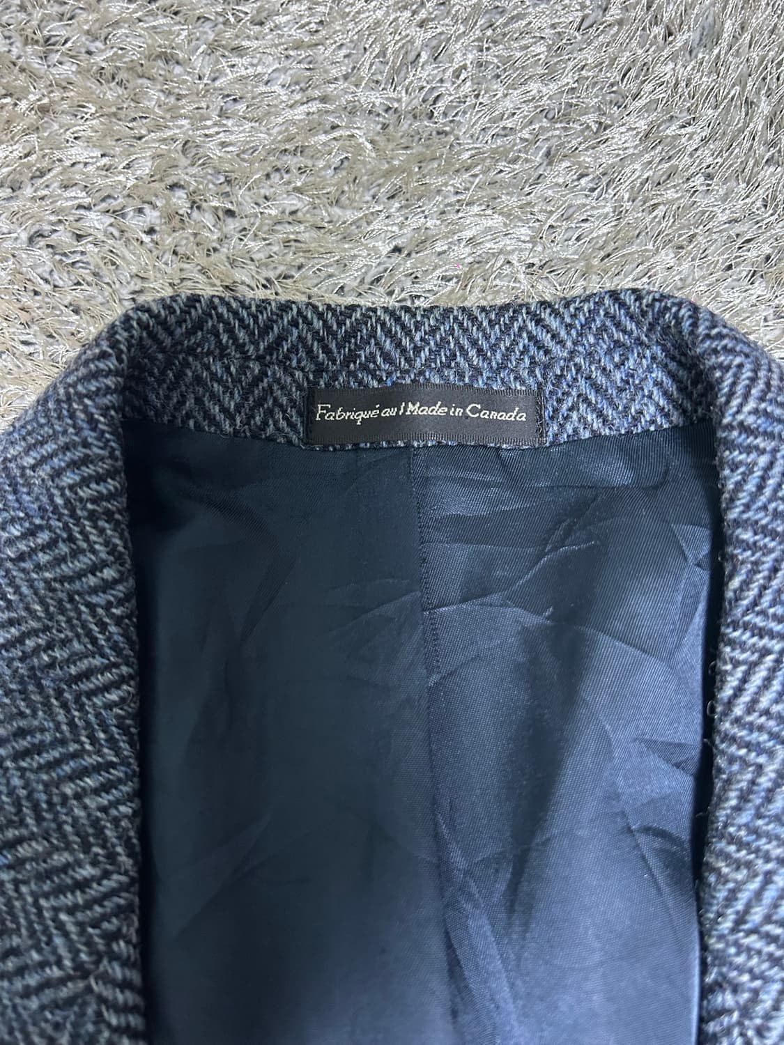 캐나다제 해리스트위드 블레이저 사이즈 105~110 상품이미지3