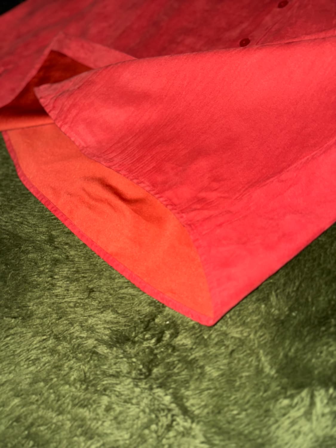 [SM] L.L.Bean 엘엘빈 폴리 텍스쳐드 릴렉스핏 셔츠 레드 상품이미지5