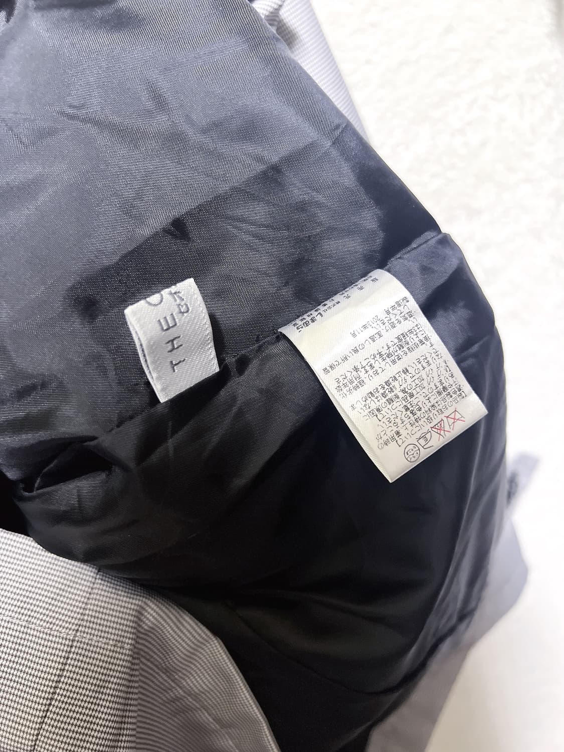 잔스트라이프 그레이 트렌치 코트 자켓 오네갸루 로맨틱 로걀 펑크 핀터 상품이미지10