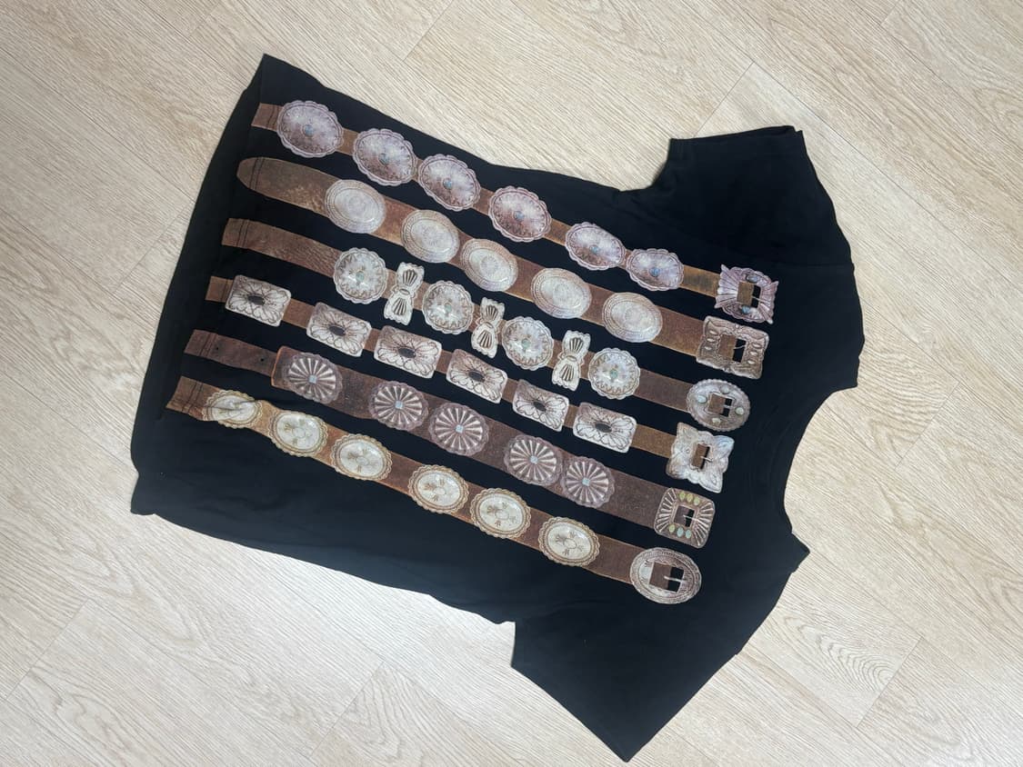 캐피탈 20 크루 티셔츠 블랙 상품이미지1