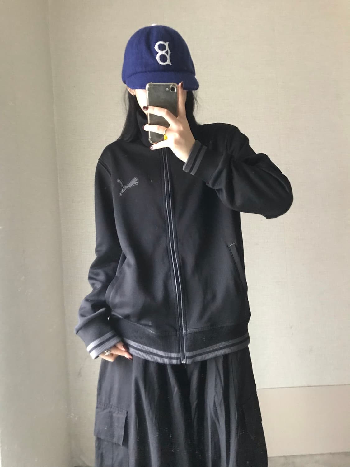 퓨마 블랙 하이넥 져지 상품이미지2