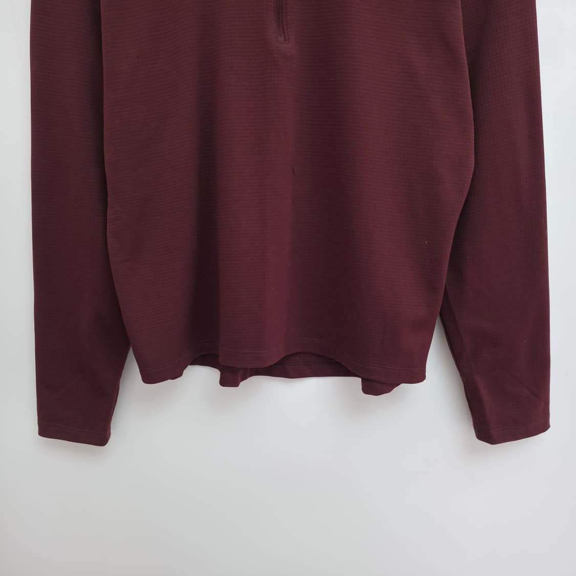 [L] 나이키 러닝 드라이핏 하프집업 기능티 버건디 상품이미지3