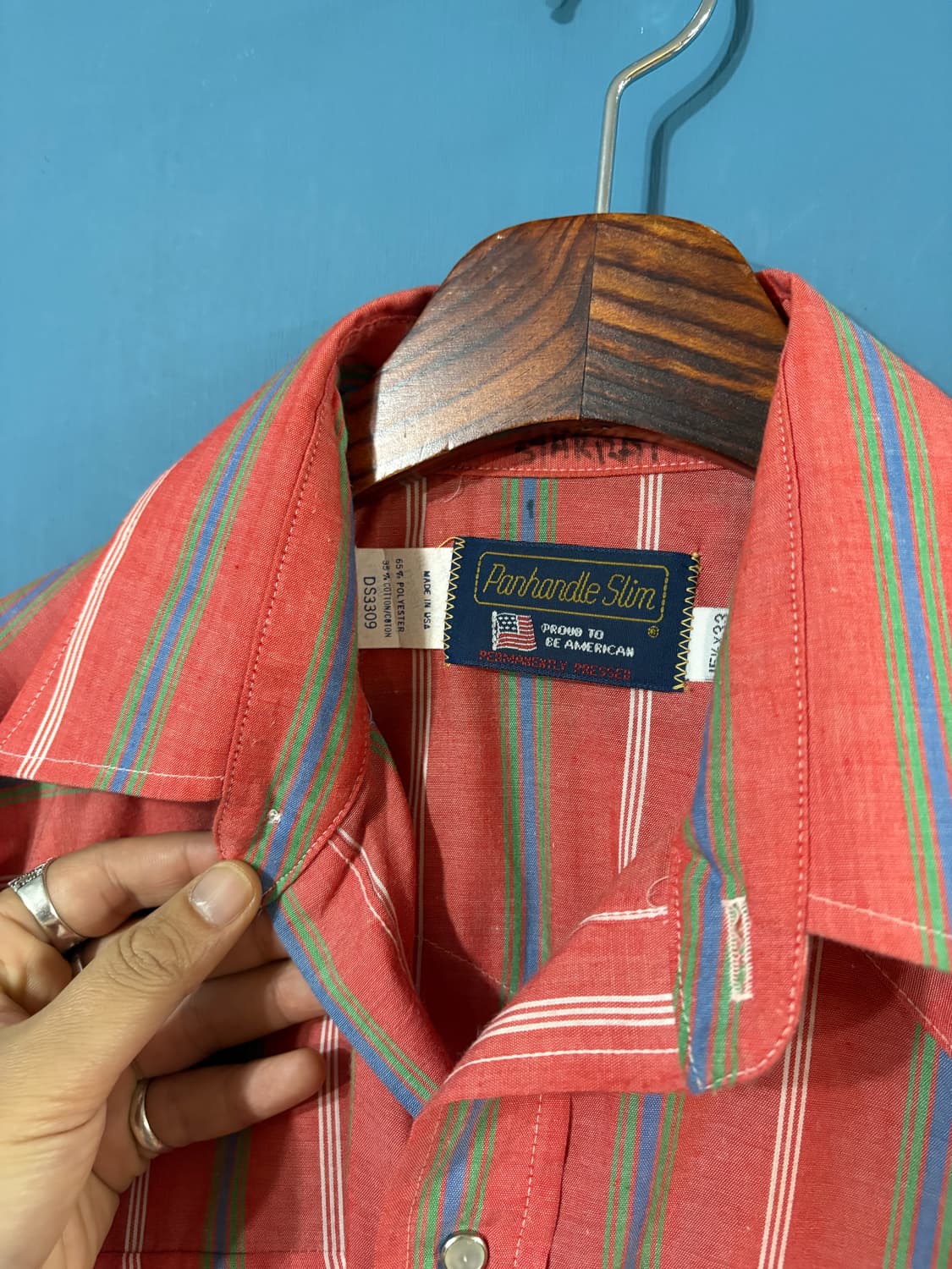80-90‘s Panhandle Slim Stripe Western  상품이미지2