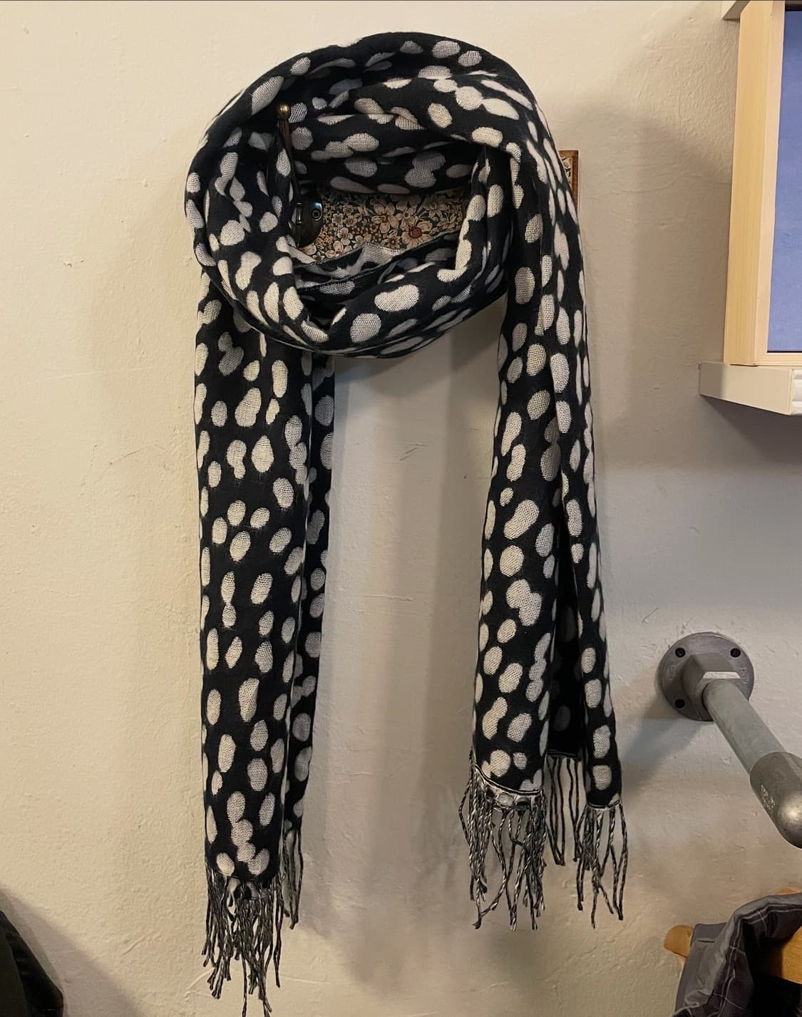 리버시블 도트 머플러 [무배] 상품이미지1