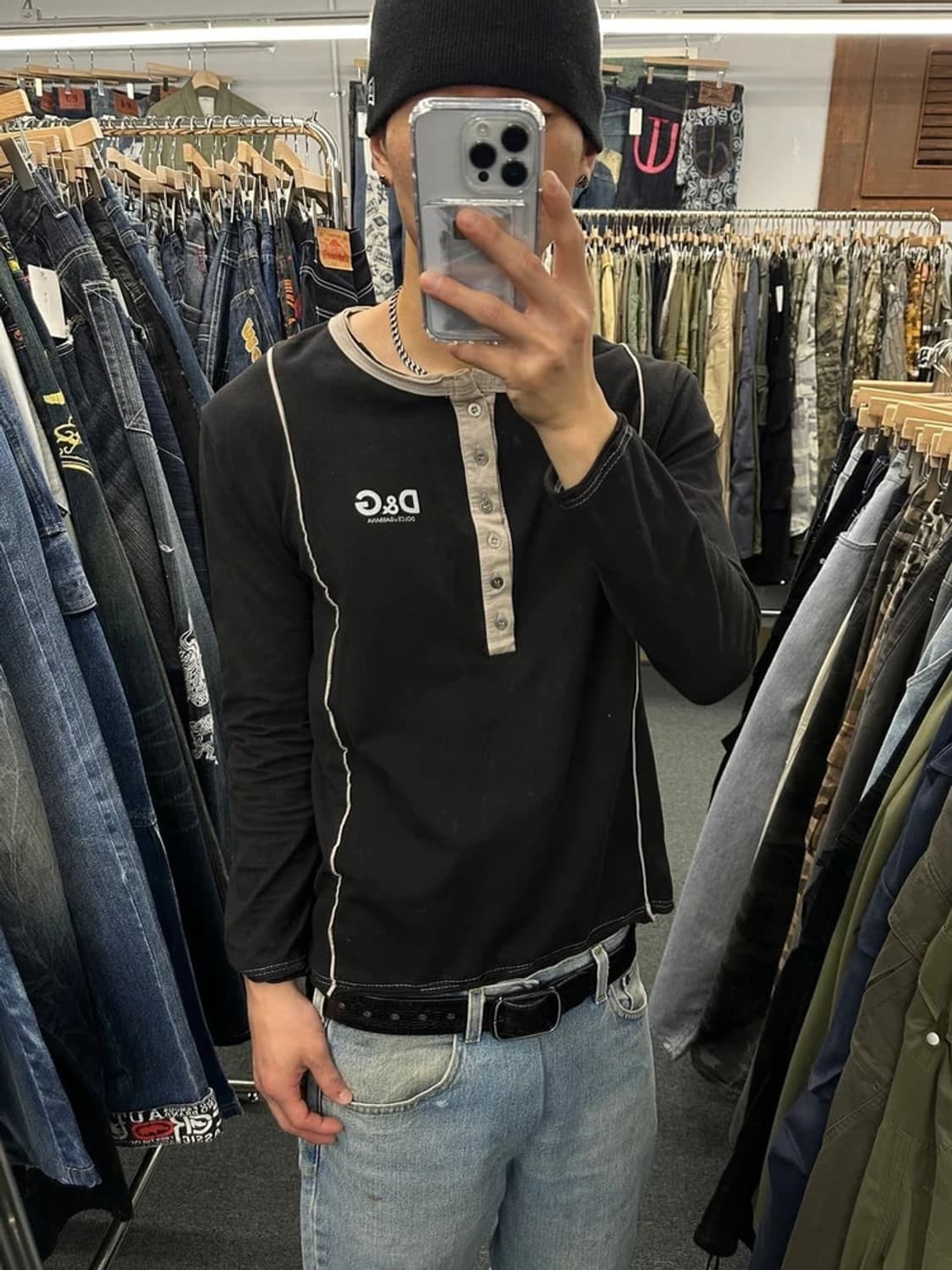 돌체앤가바나 D&G 00's 헨리넥 롱 슬리브 PN8626 상품이미지2