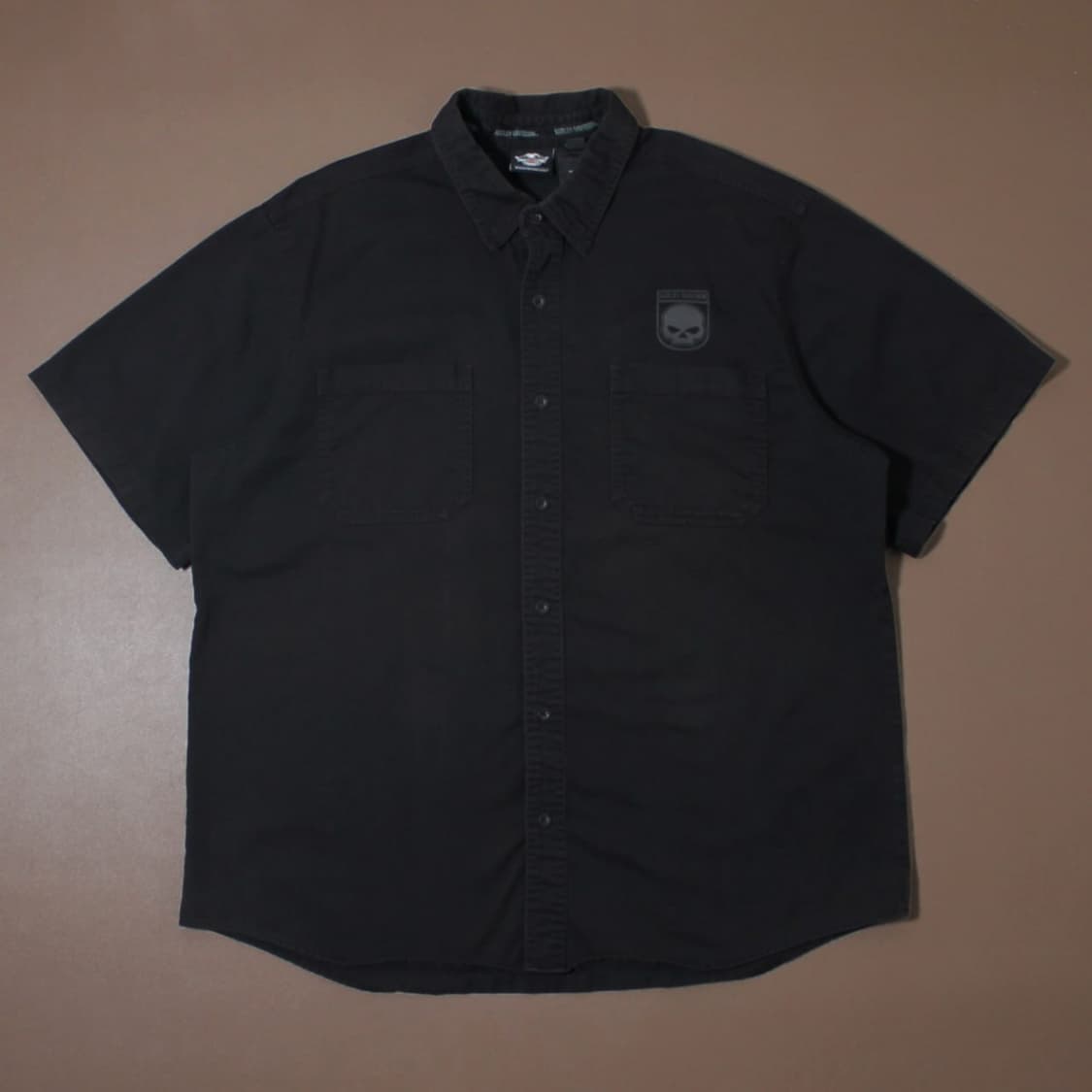 Harley-Davidson 할리 데이비슨 2010s 스컬 워크 셔츠  상품이미지1