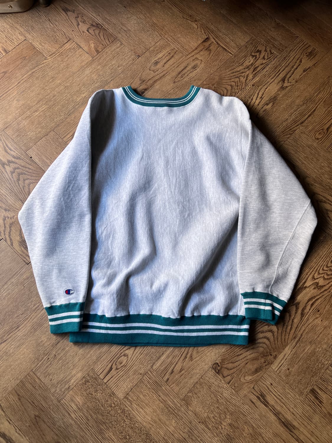 [XL]90's 챔피온 리버스위브 Made in USA 스펠아웃 스웻셔츠 상품이미지7