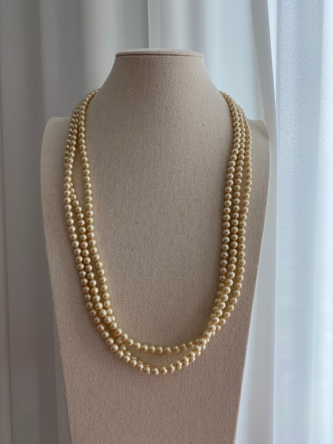 모조진주 3줄 목걸이 상품이미지6
