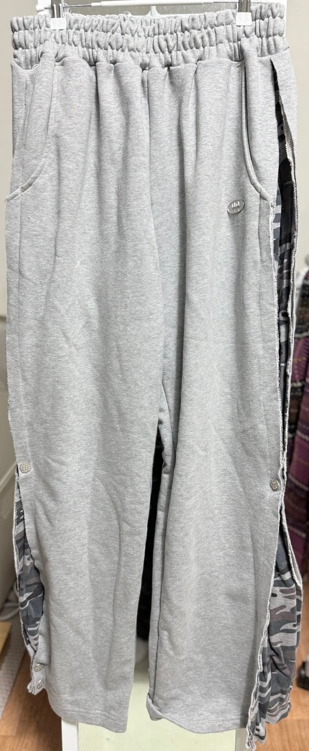 홀리넘버세븐 와이드 팬츠 그레이 상품이미지1