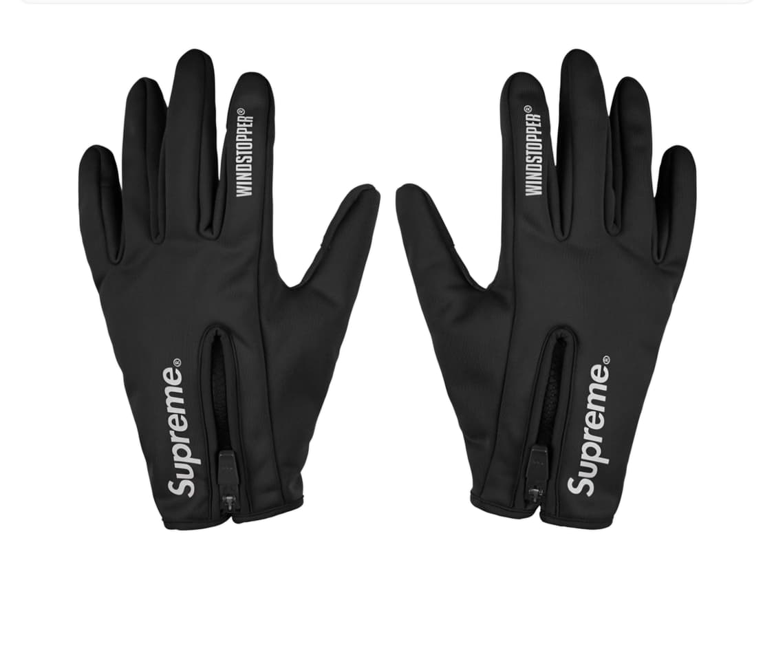 슈프림 윈드스토퍼 집 글러브 블랙 M 상품이미지1