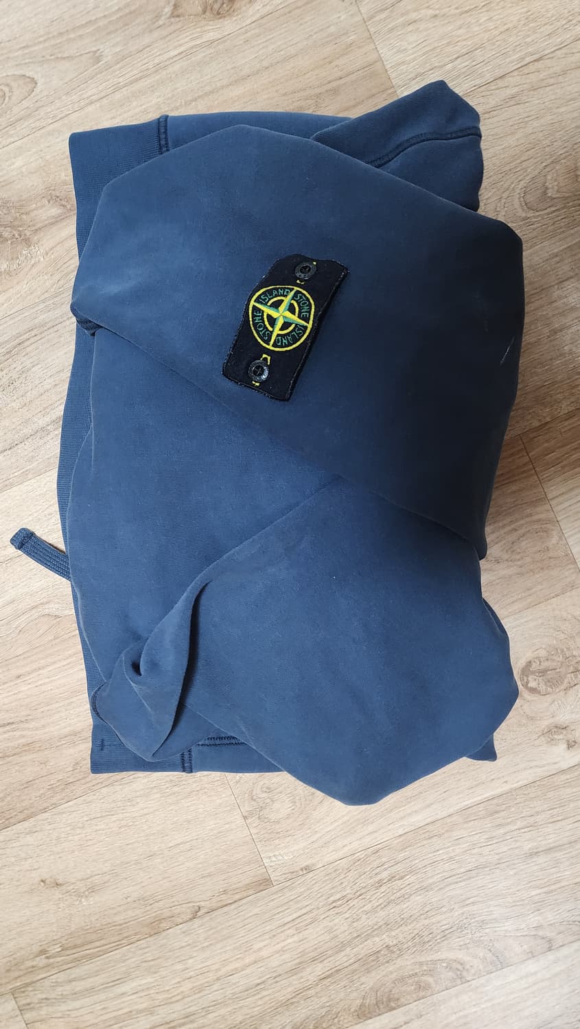 스톤 후드티 네이비 상품이미지1