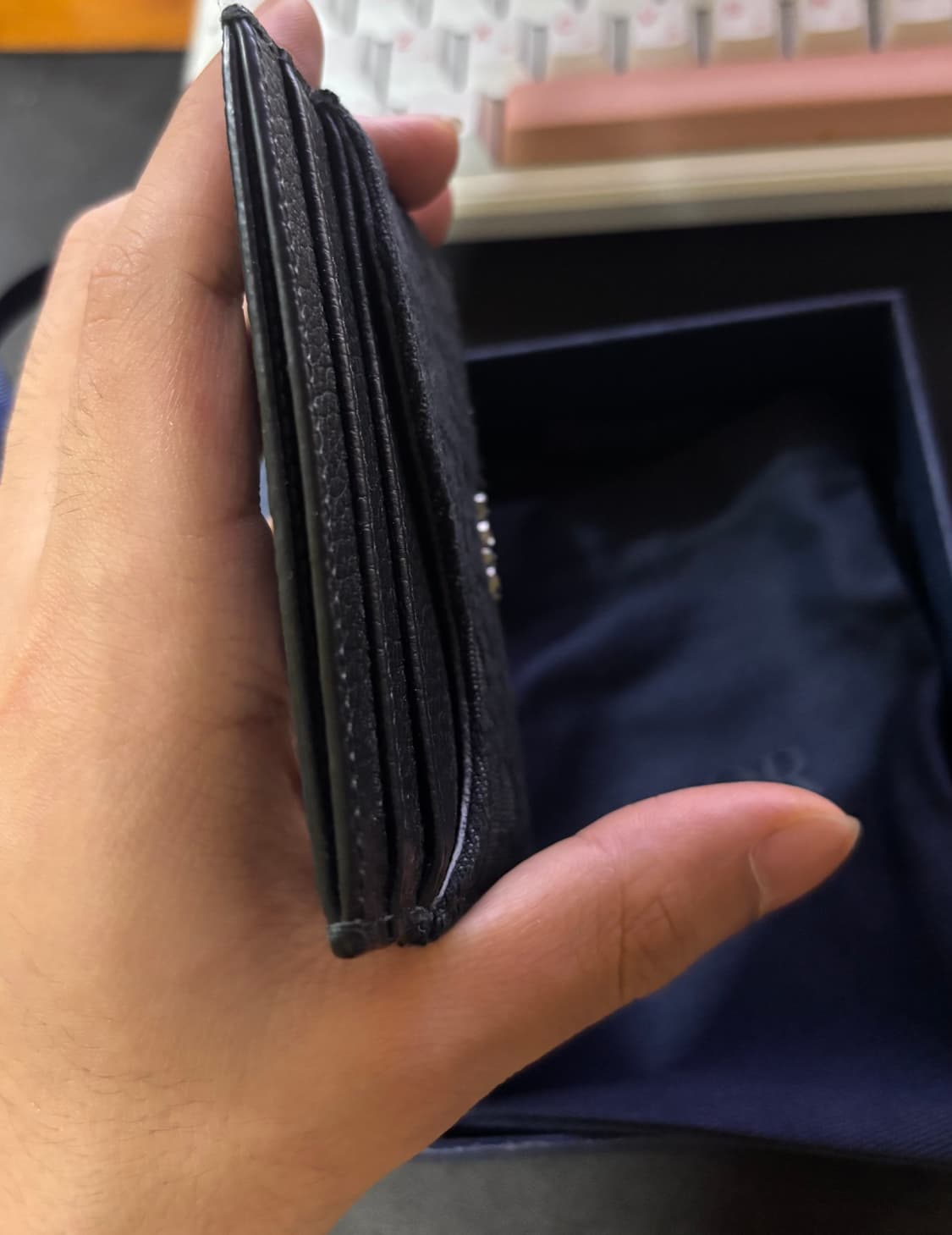 디올 새들 카드지갑 새상품급 상품이미지4