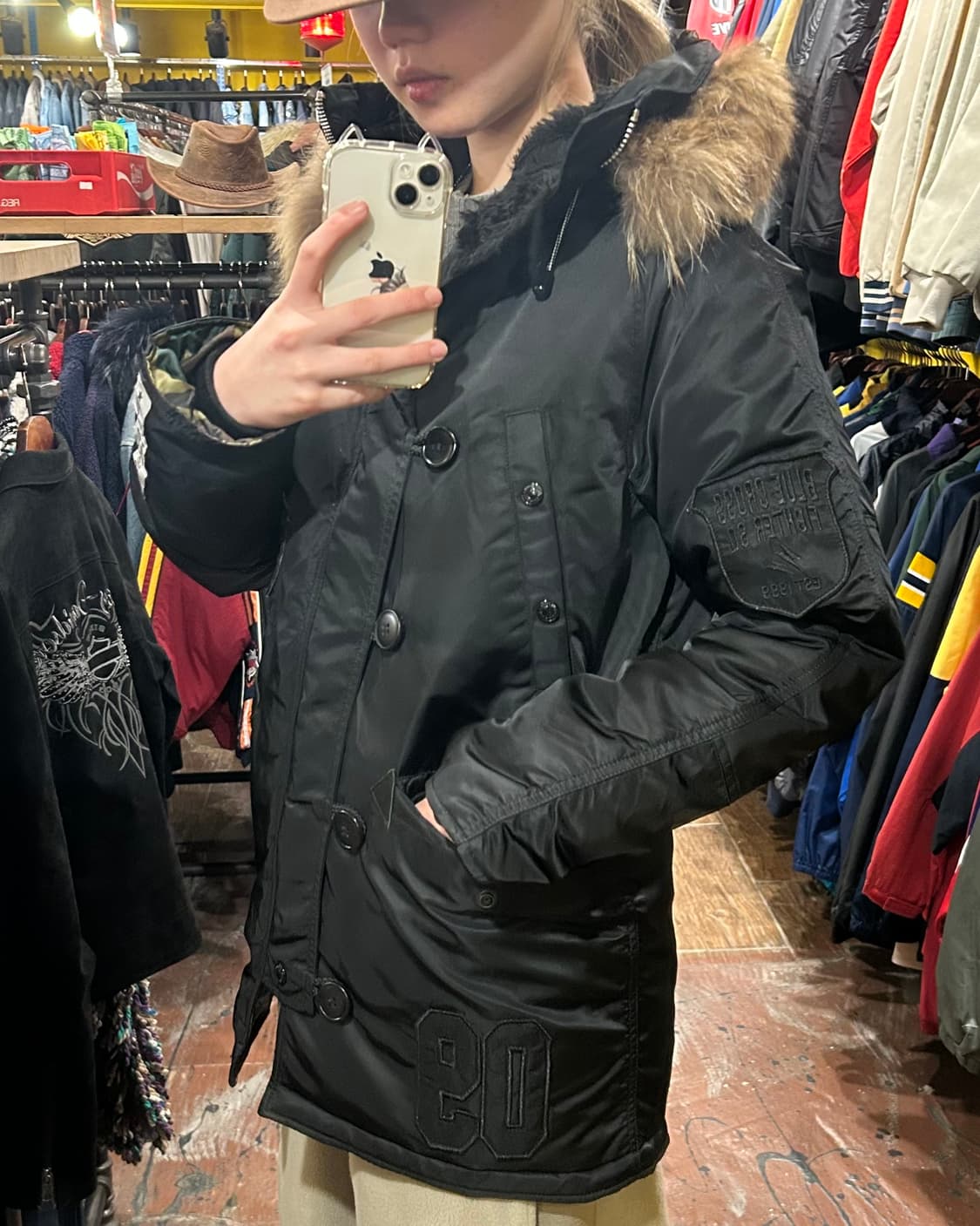 [HI] 알파인더스트리 패딩 블랙 상품이미지4