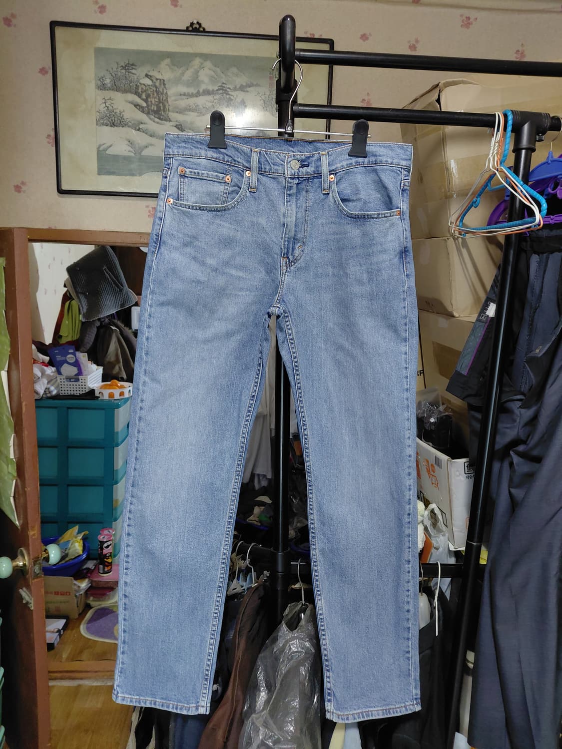 [리바이스502]테이퍼드핏 데님 청바지 32사이즈  상품이미지1