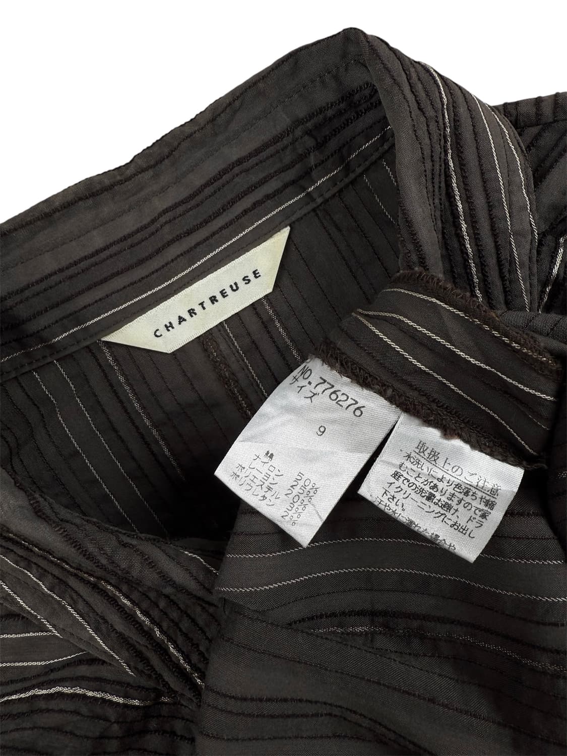 chartreuse 스트라이프 셔링 셔츠 상품이미지5