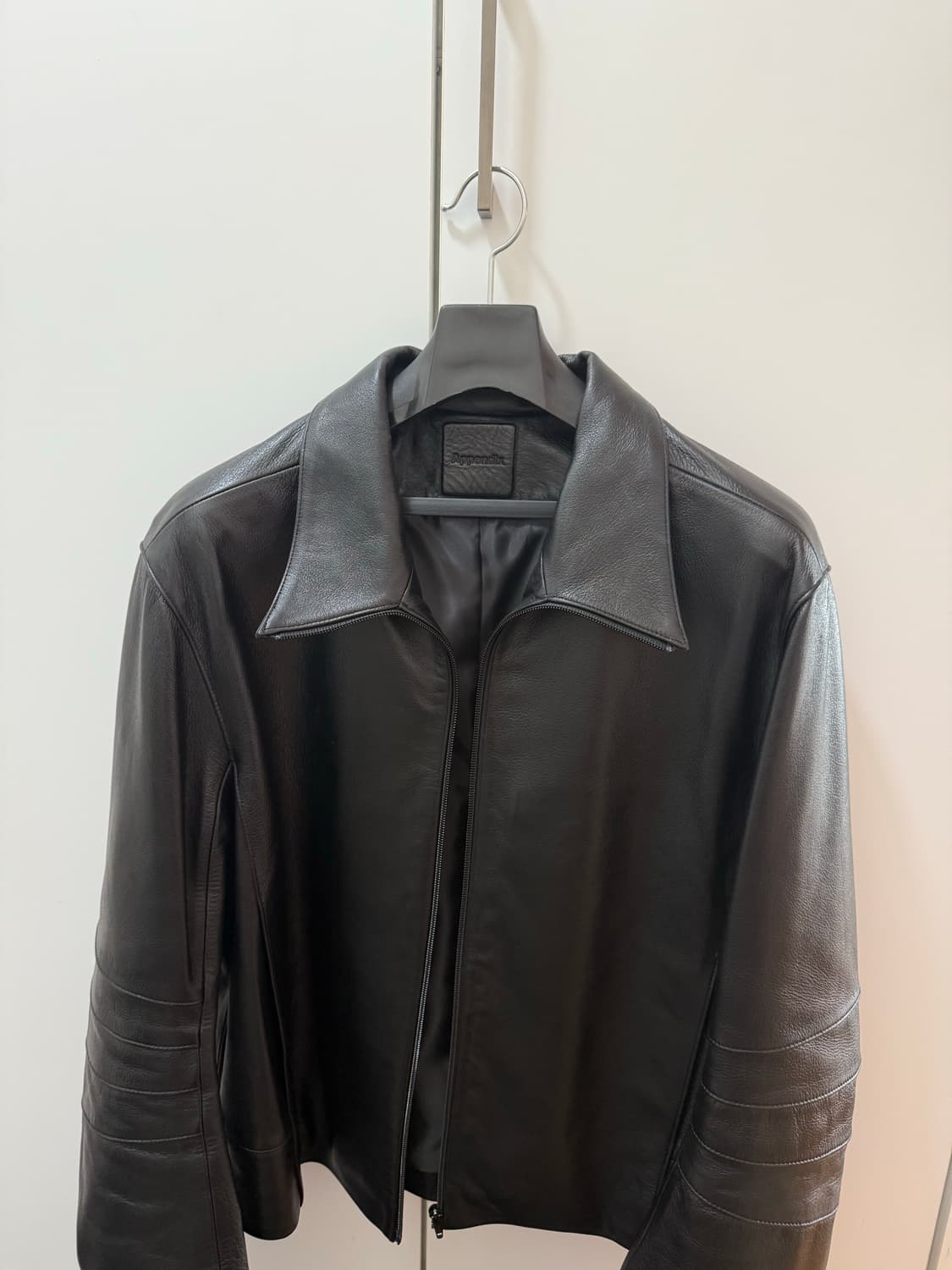 머듈 014 레더자켓 블랙 [3사이즈] 상품이미지1