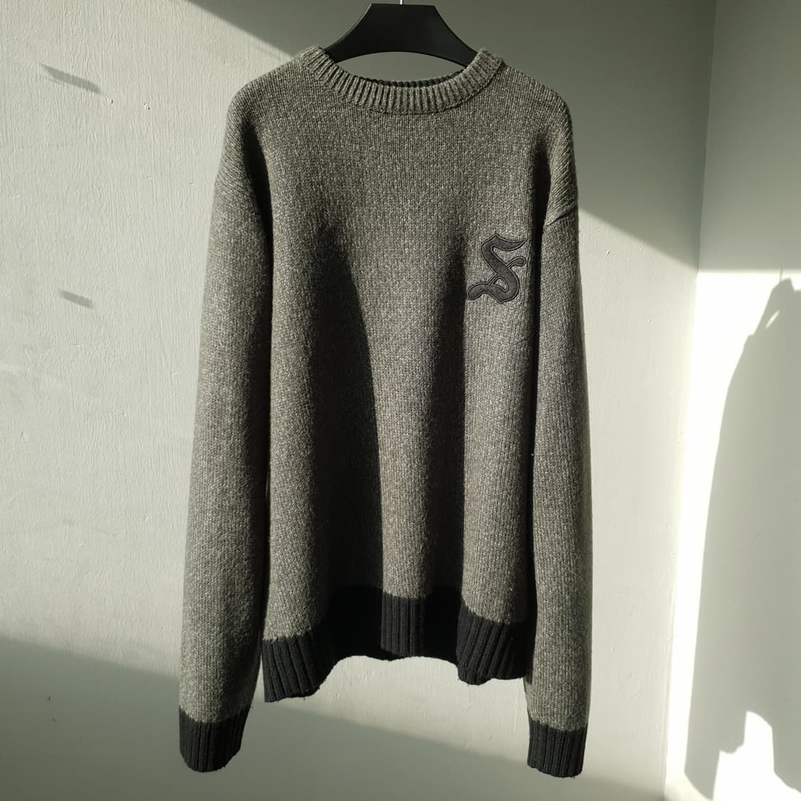 90s Stussy old english knit 상품이미지1