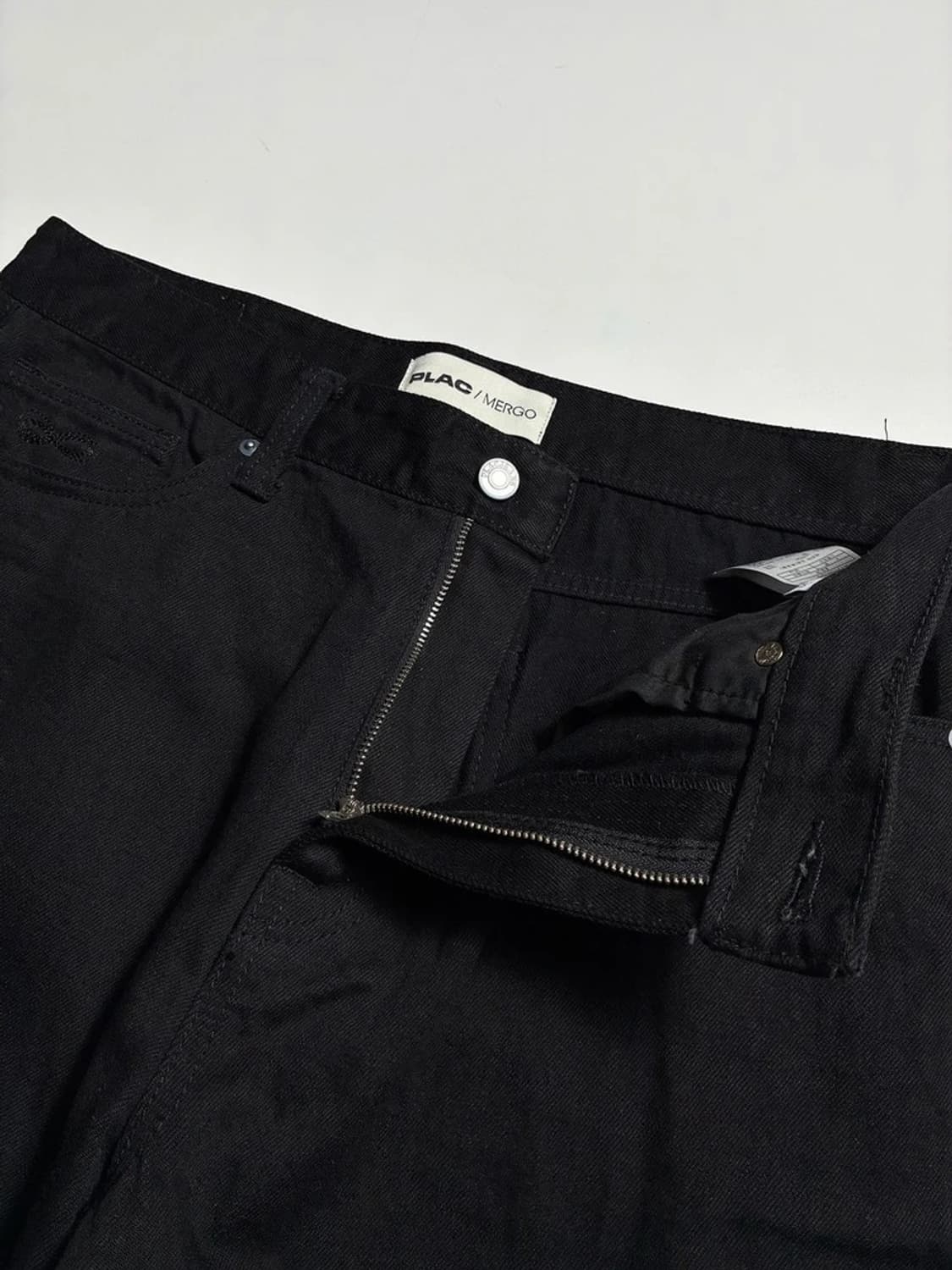 플랙 23FW 슬림 스트레이트핏 블랙 코튼 팬츠 R1593 상품이미지3