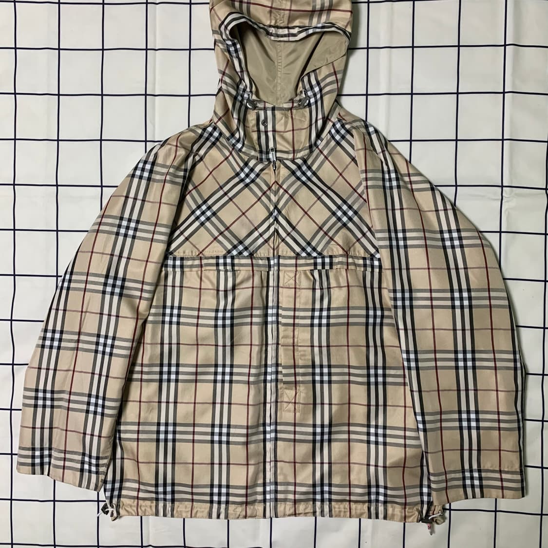 버버리 노바체크 양면 후드자켓(정품) 상품이미지1